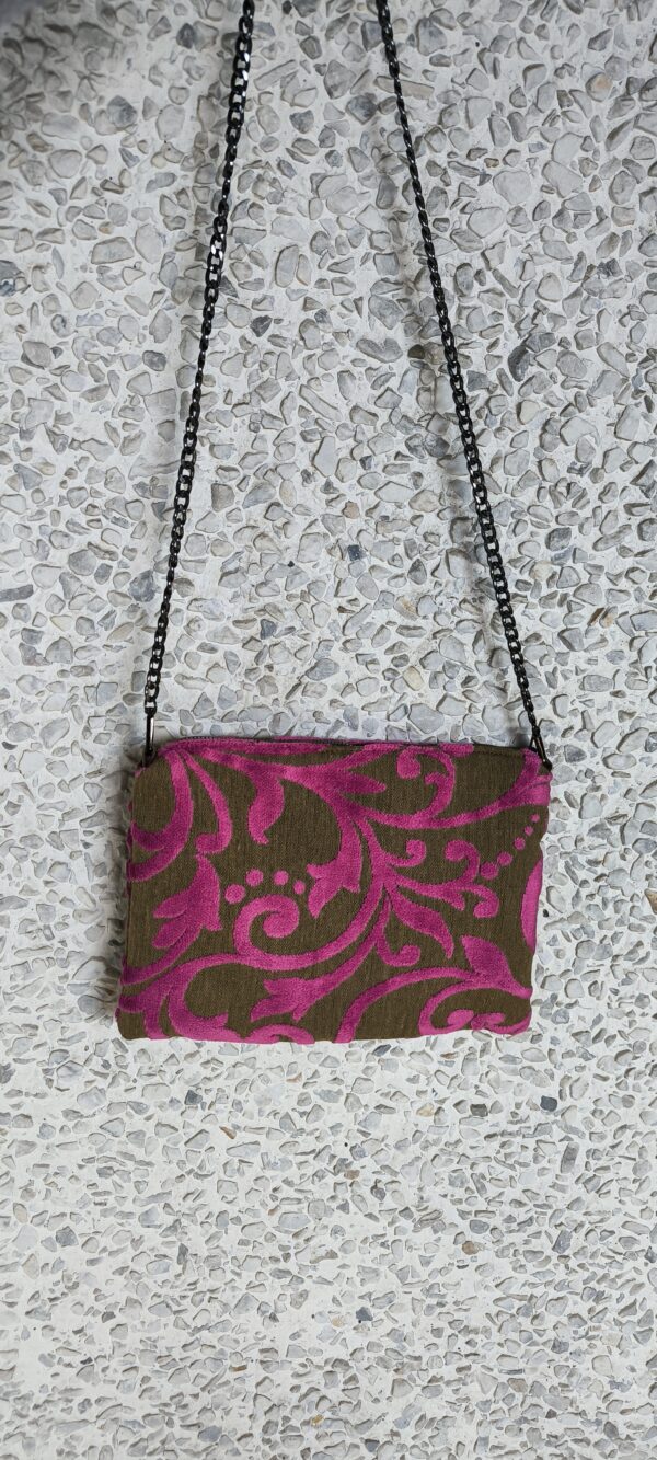 Pochette marrone e fucsia - immagine 11