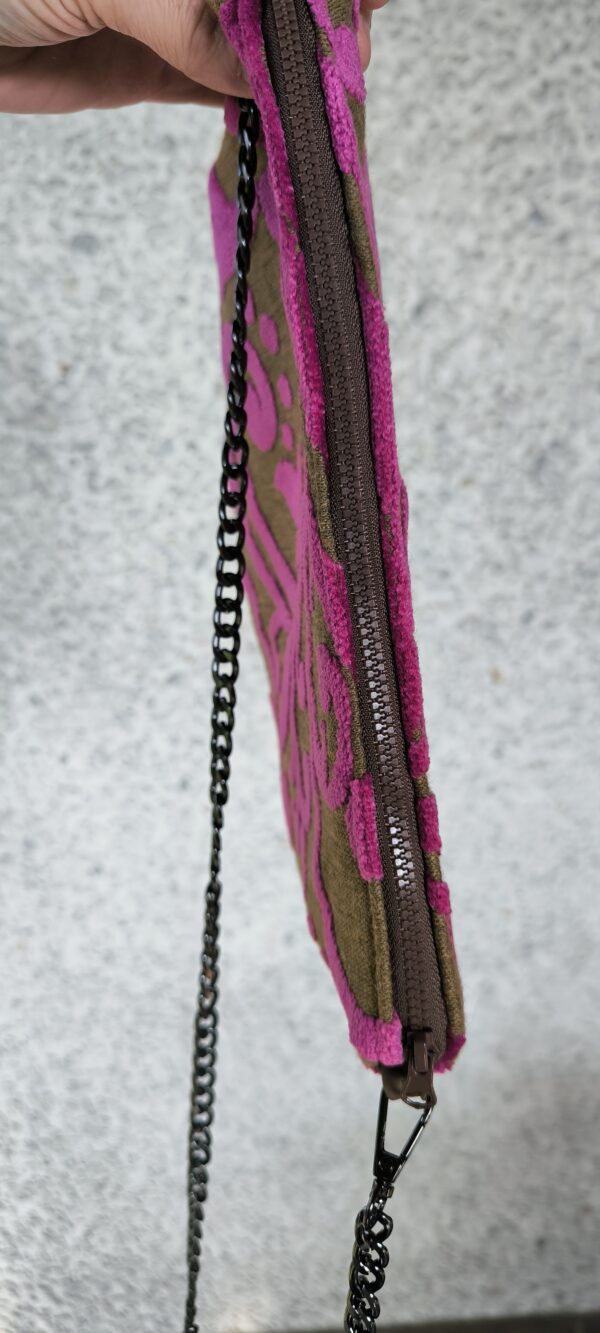 Pochette marrone e fucsia - immagine 6