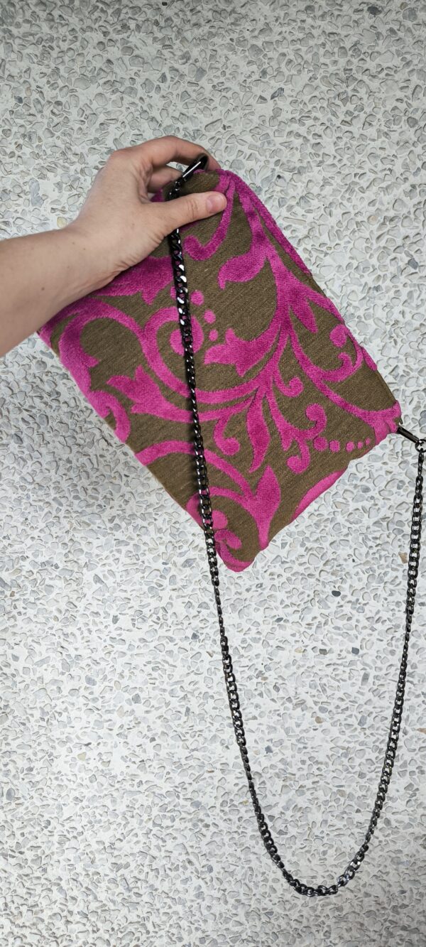 Pochette marrone e fucsia - immagine 12