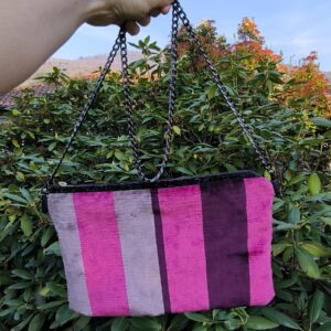 Pochette lilla/fucsia/bordeaux