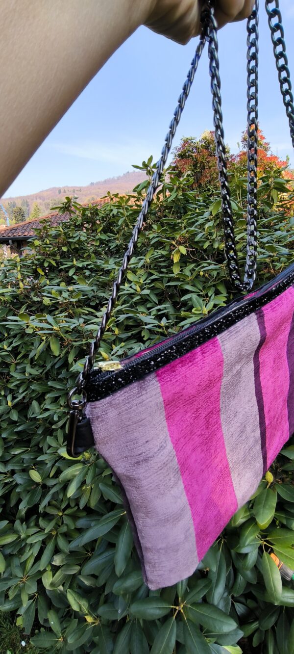 Pochette lilla/fucsia/bordeaux - immagine 3