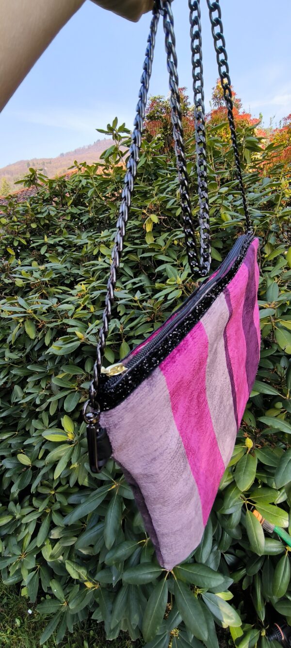Pochette lilla/fucsia/bordeaux - immagine 2