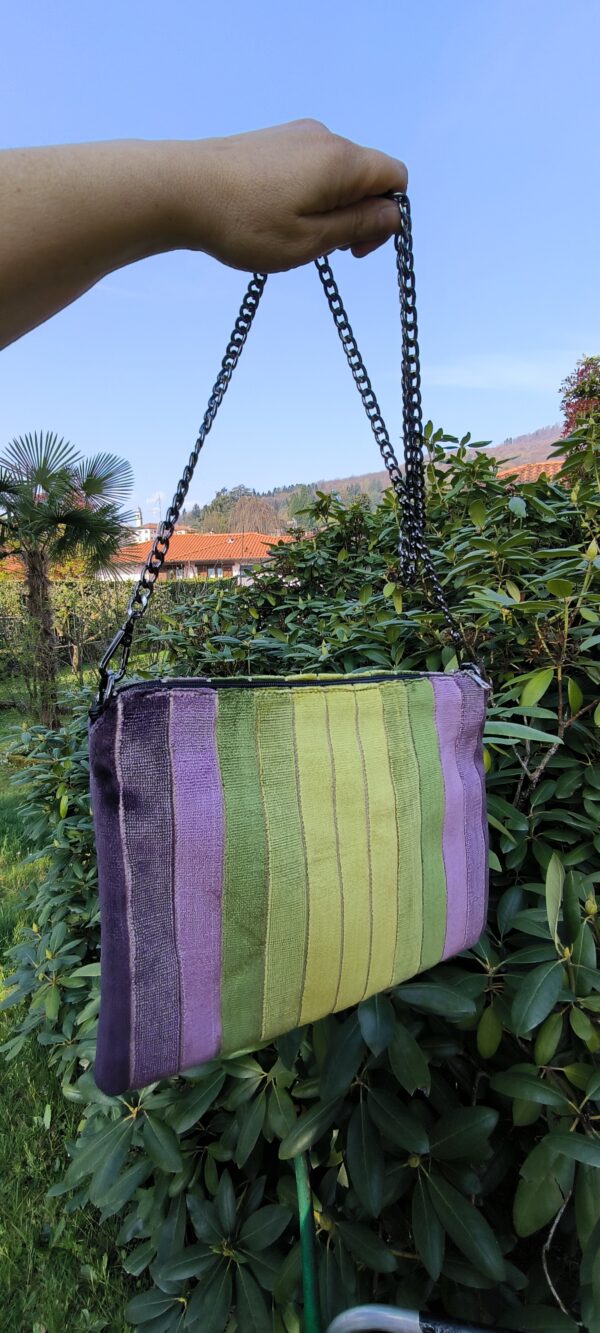 Pochette verde/viola - immagine 5