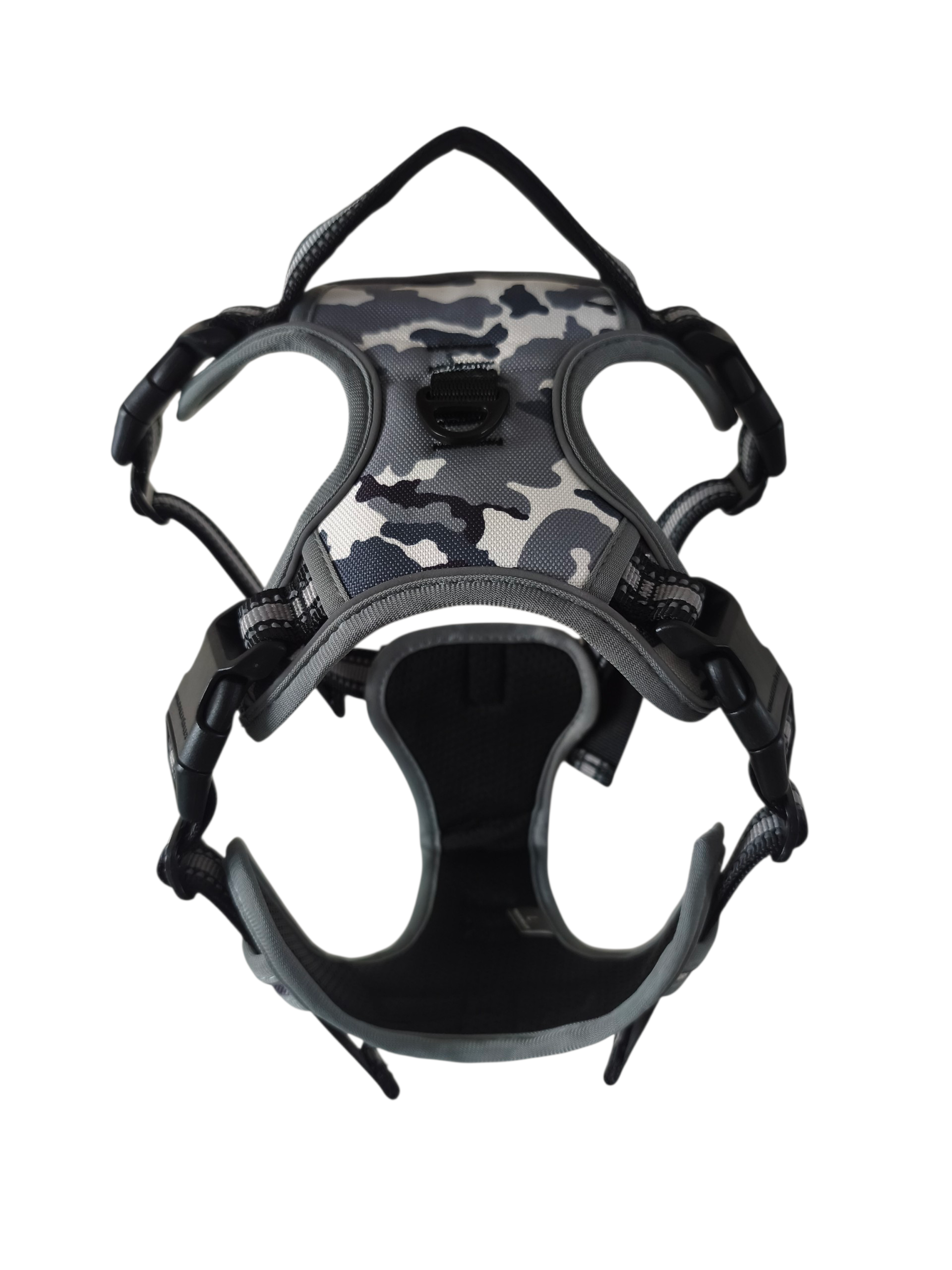 Pettorina Plus camouflage grigio