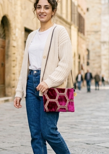 Pochette fucsia
