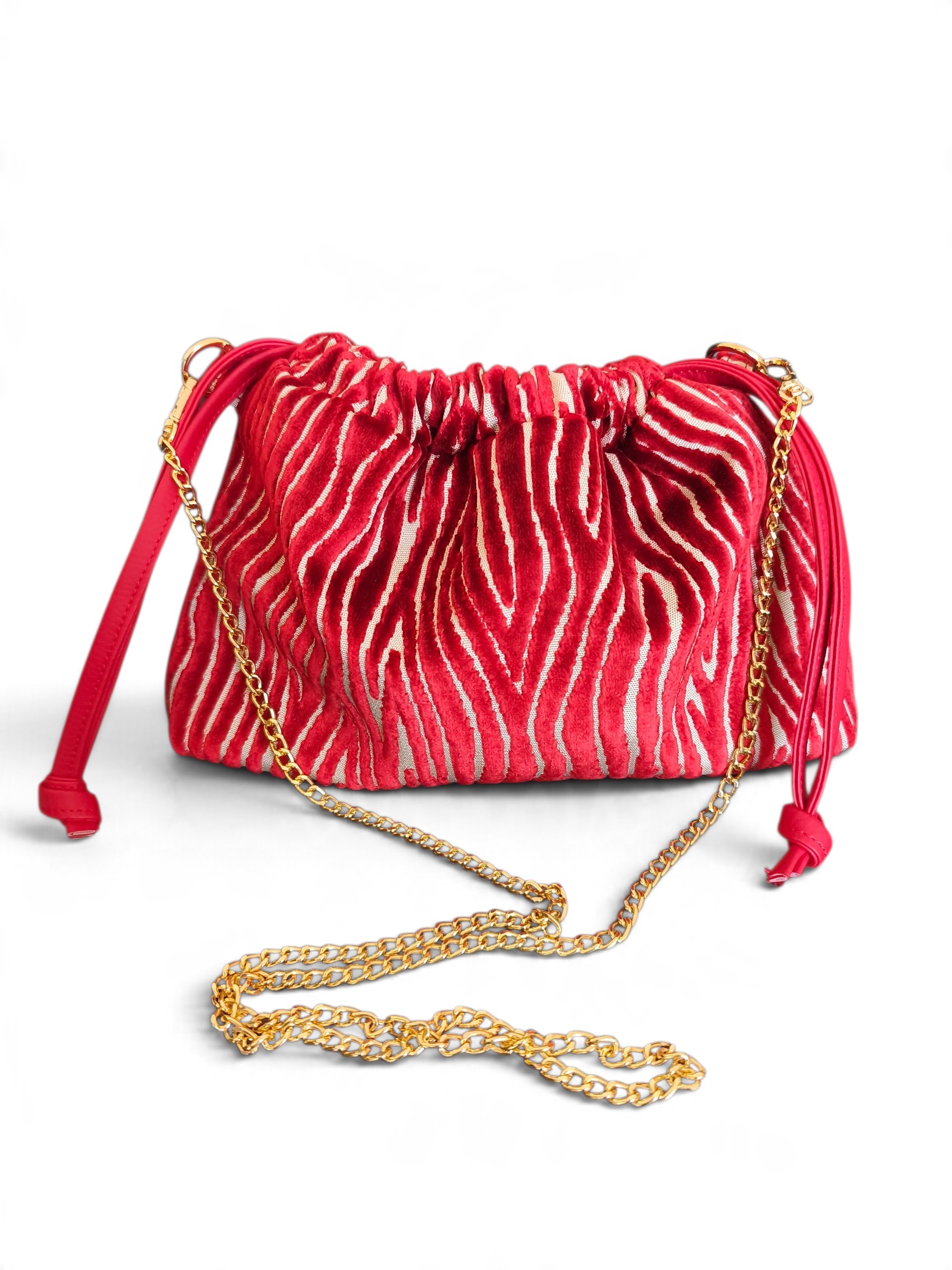 BORSA A SACCHETTO ROSSA - immagine 2